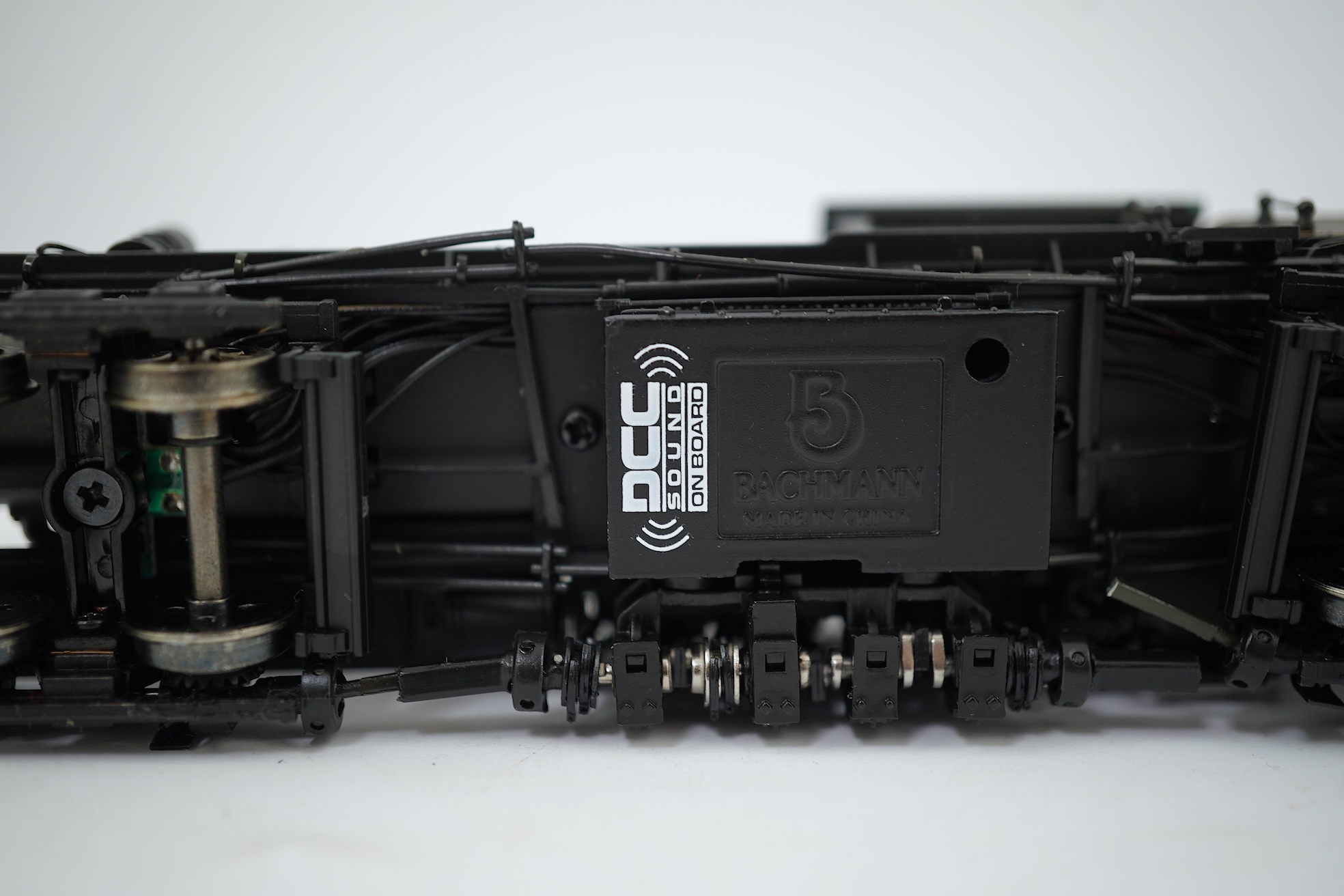 A boxed HO gauge Spectrum by Bachmann (84703) model of Ely-Thomas Lumber Co., 80-ton Three-Truck Shay, 2, tender locomotive, powered for two rail operation.